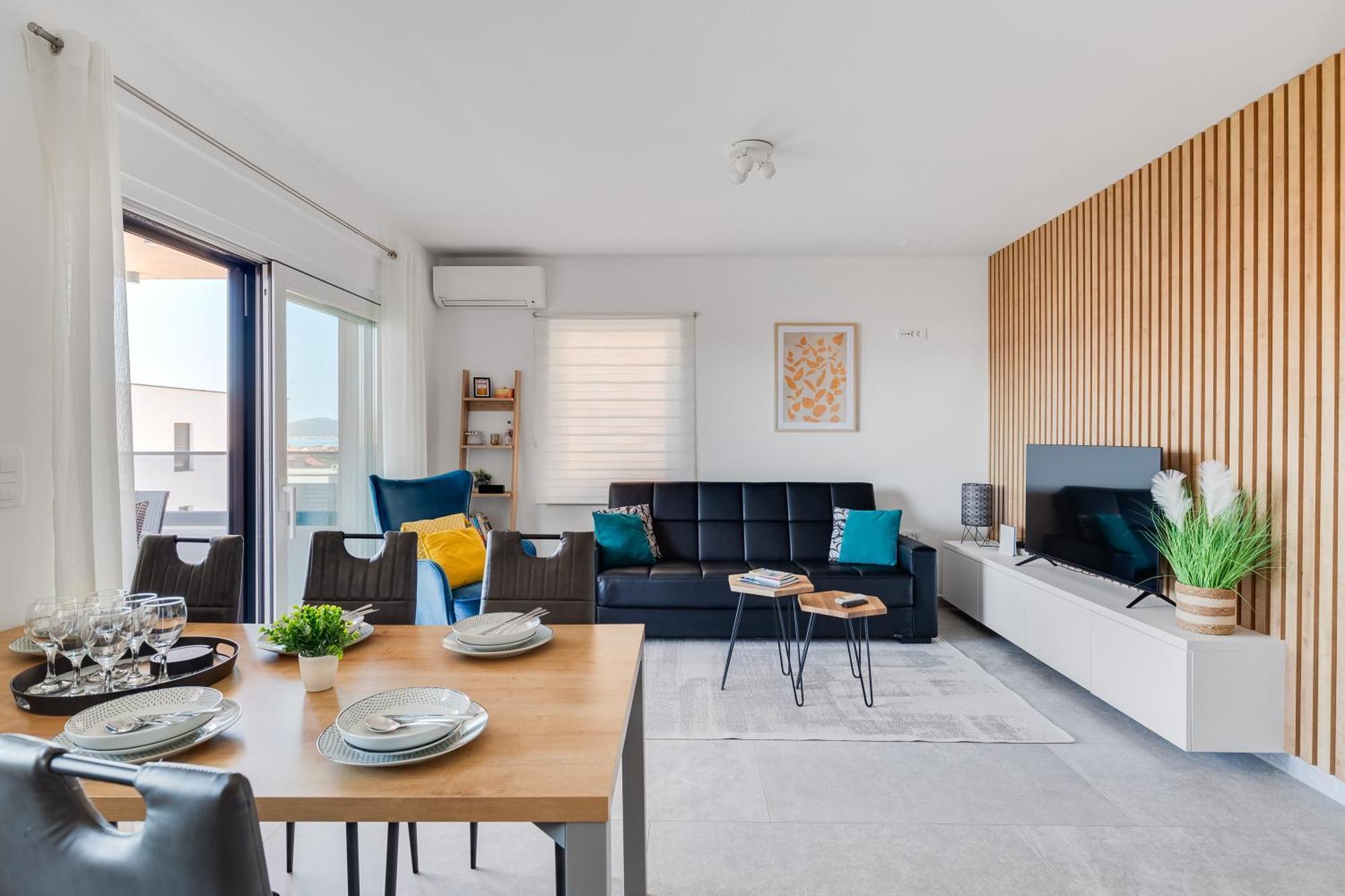 Sea Bay View Apartment - Appartement Avec Piscine Et Magnifique Vue Sur Mer Sveti Filip i Jakov Eksteriør billede